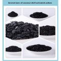 Tipo de adsorvente e carvão ativado granular à base de casca de coco